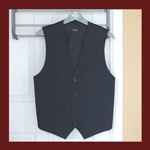 Suit Vest by Theory Charcoal Grey
